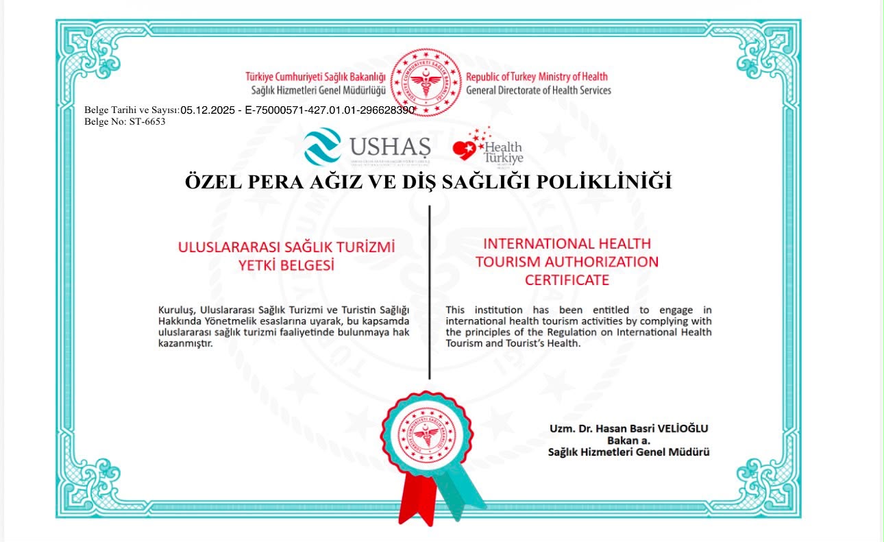 Uluslararası Sağlık Turizmi Yetki Belgesi